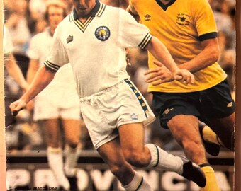1970s Leeds Utd Home Football Programmes. Spurs, Villa, Ipswich, Liverpool, Norwich, Arsenal, Colchester, QPR, Everton, Newcastle, Bolton.