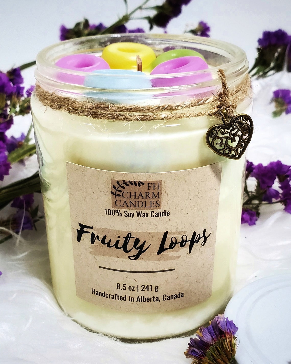 Fruit Loops 100 Natural Soy Best Scented Candles Sweet Fun Etsy