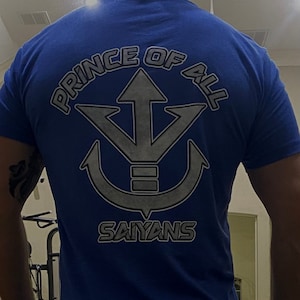 Prince of all saiyans t-shirt