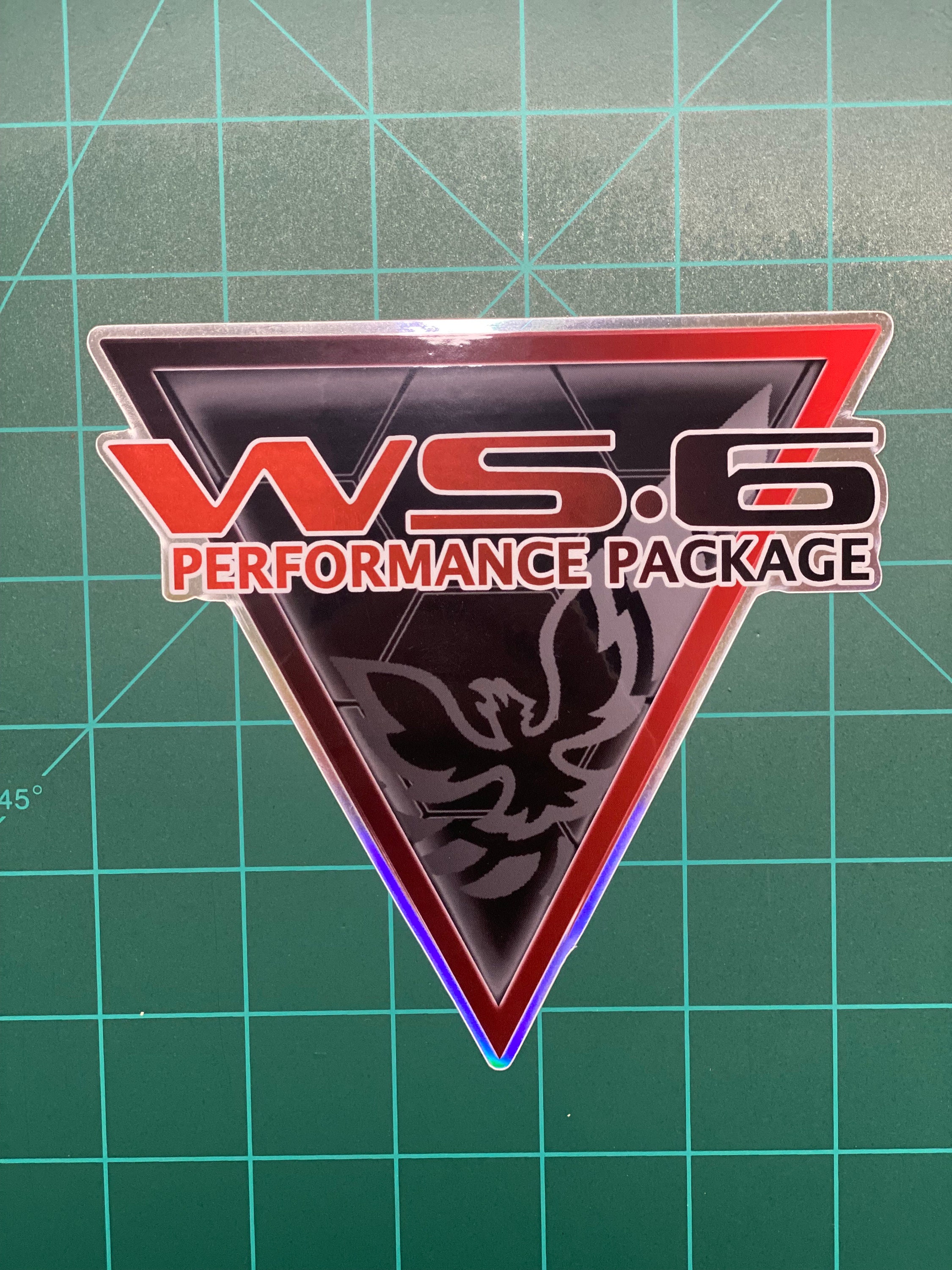 Ws6 Vector WS.6 Performance Package Sticker - Etsy