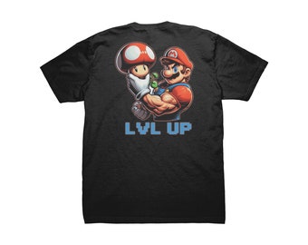 Lift Elite Mario LVL UP T-Shirt