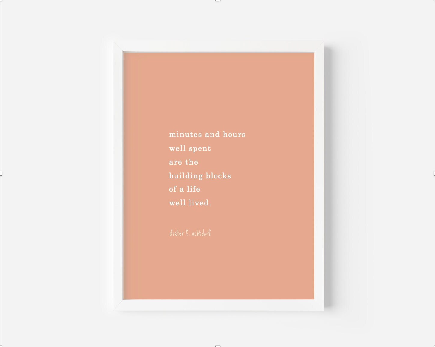 Building Blocks - Dieter F. Uchtdorf Quote - DIGITAL DOWNLOAD - Etsy