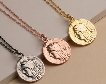 ギリシャのメダリオン 素朴な鋳造コインペンダント パンフィリア