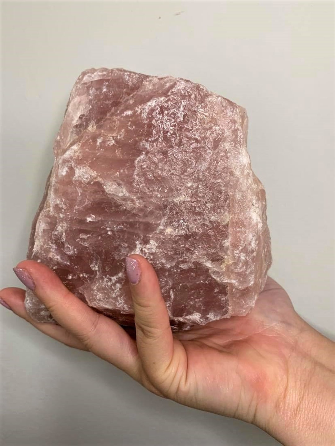 JUMBO Rough Raw Rose Quartz Crystal Carvings Crystal Gifts Rose Quartz Natural Crystals Etsy