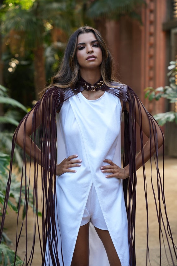 Burning Man style Leather Harness Leather costume \ main image 3