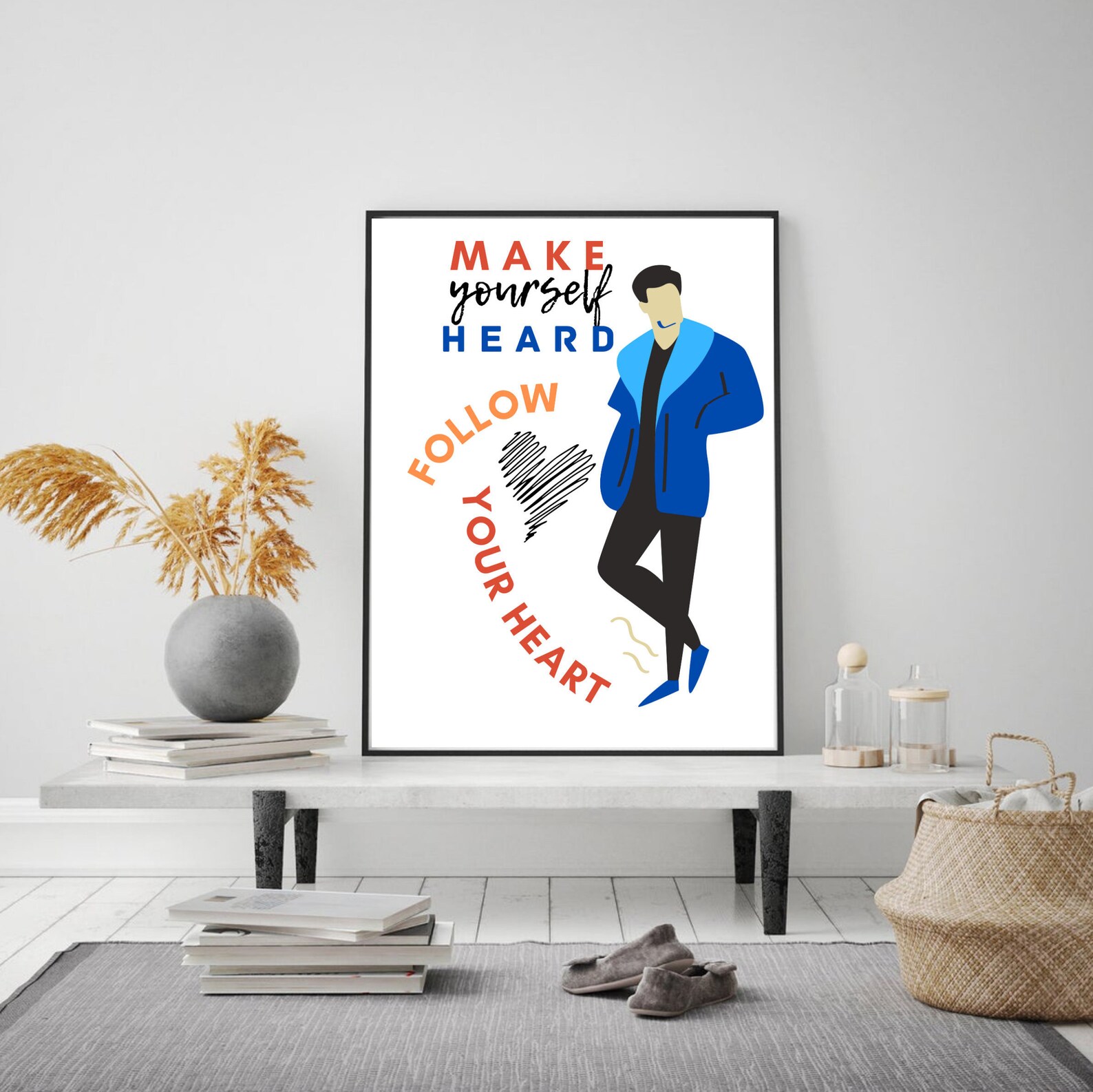 Motivational Saying Wall Art Printable Quote Digital Instant | Etsy