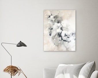 Abstract painting "Majestic Dreams",  original acrylic art on Italian cotton canvas for living room, bedroom, entryway