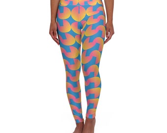 Sunset Sky High Waisted Leggings