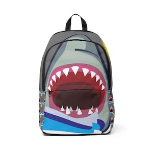 Haifischbiss-Stoffrucksack