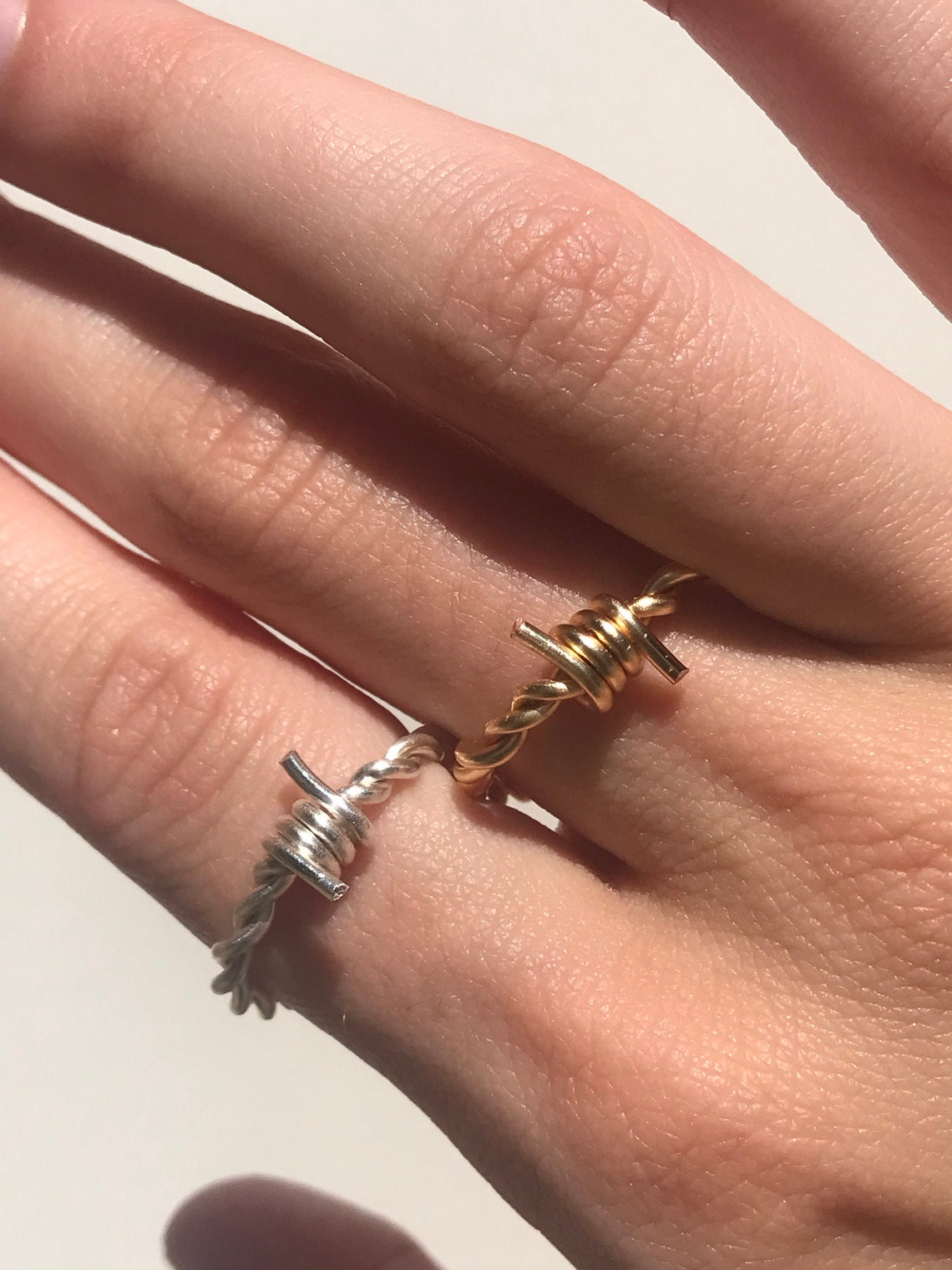Barbed Wire Ring Etsy