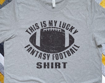 My Lucky Fantasy Football Shirt Vintage Football Season