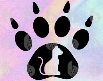 Download Cat Paw Svg Free Etsy