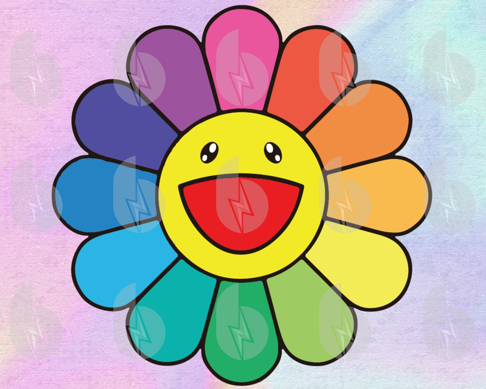 Happy Smiley Flower Svg Y2k Aesthetic Svg files for Cricut Etsy
