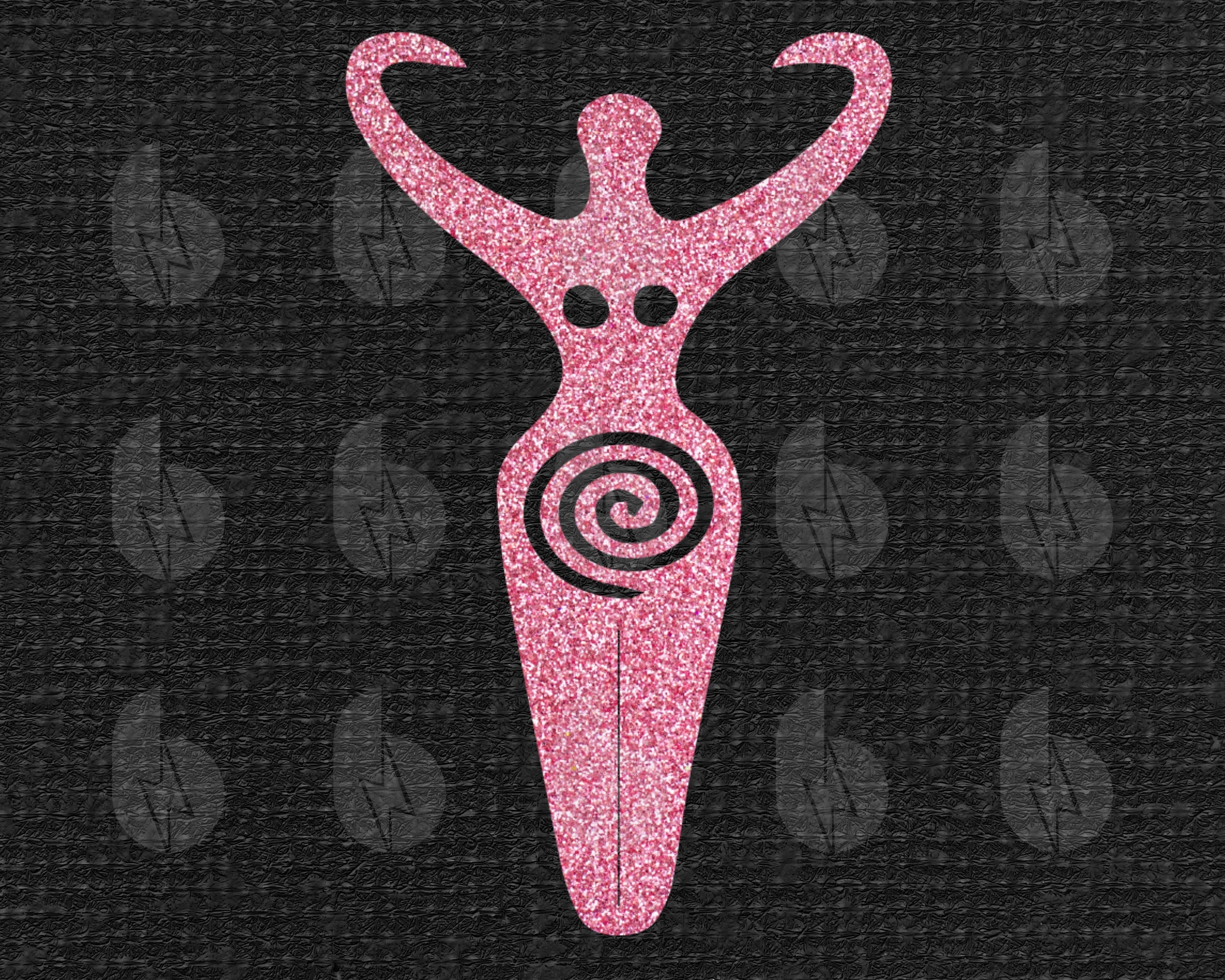 Spiral Fertility Goddess Symbol svg archivo para Cricut Etsy