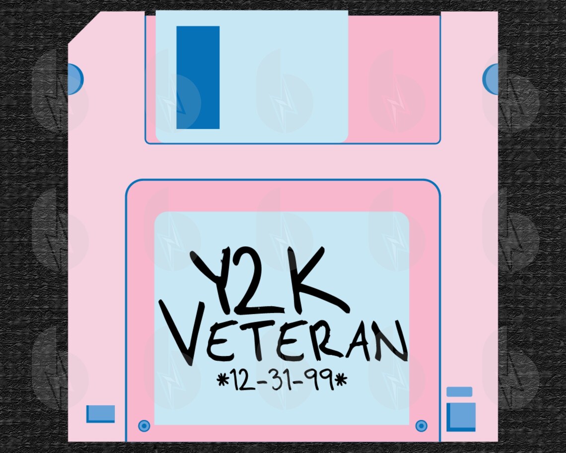 Y2K Veteran Floppy Disk SVG Files for Cricut Silhouette Cut Etsy