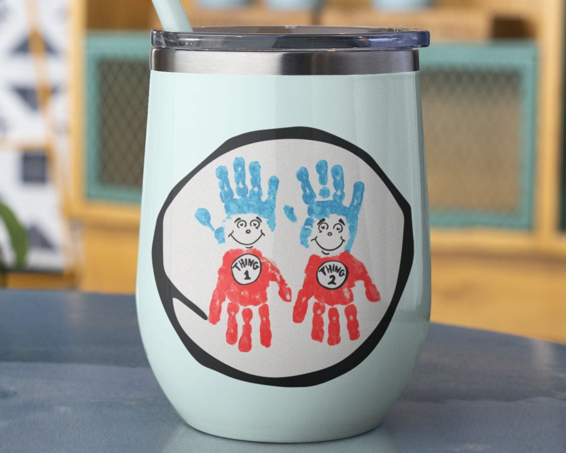 thing 1 and thing 2 stickers for shirts