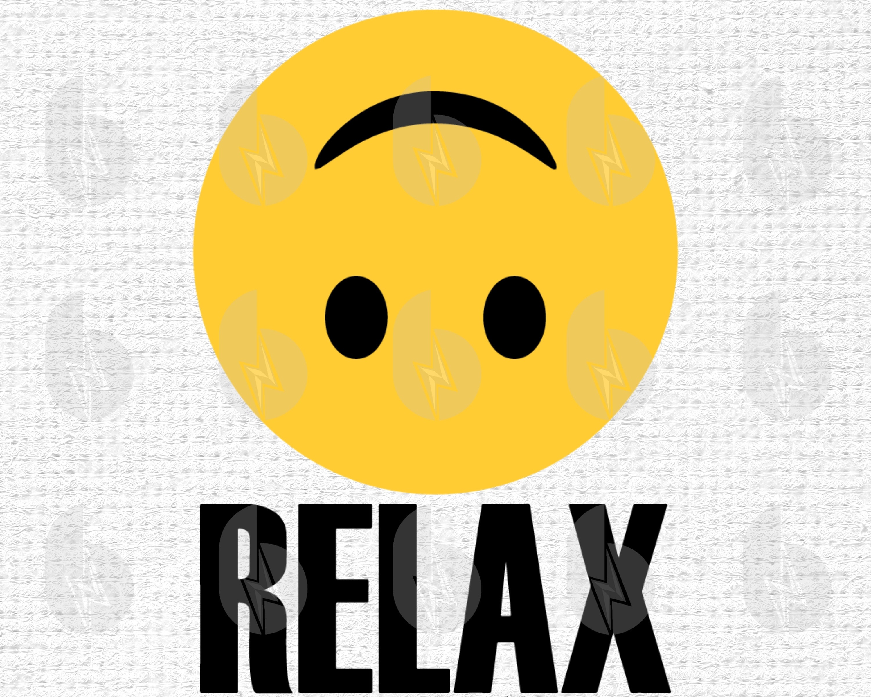 Sarkastische RELAX Smiley Gesicht Emoji Svg Dateien für Etsy