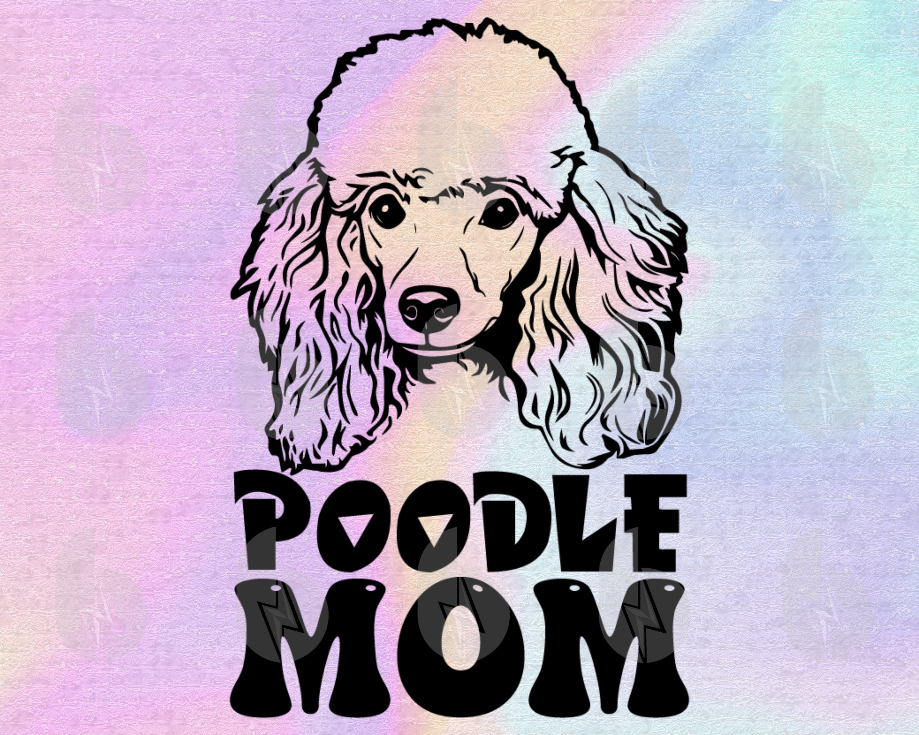 Poodle Mom SVG Files for Cricut Silhouette Cut Files Png | Etsy