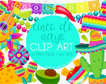 Cinco de Mayo Clip Art Set