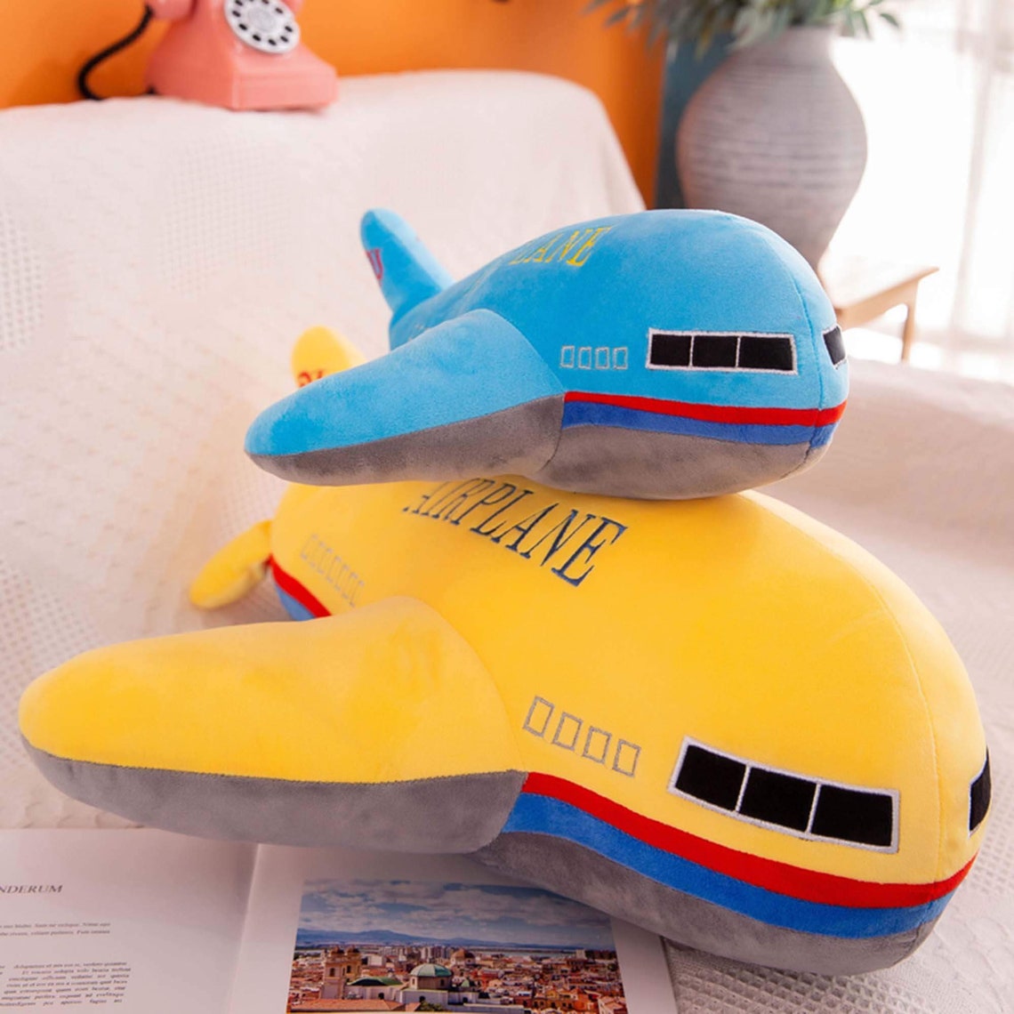 Aircraft Plush Toys Children's Model Aircraft Dolls Etsy