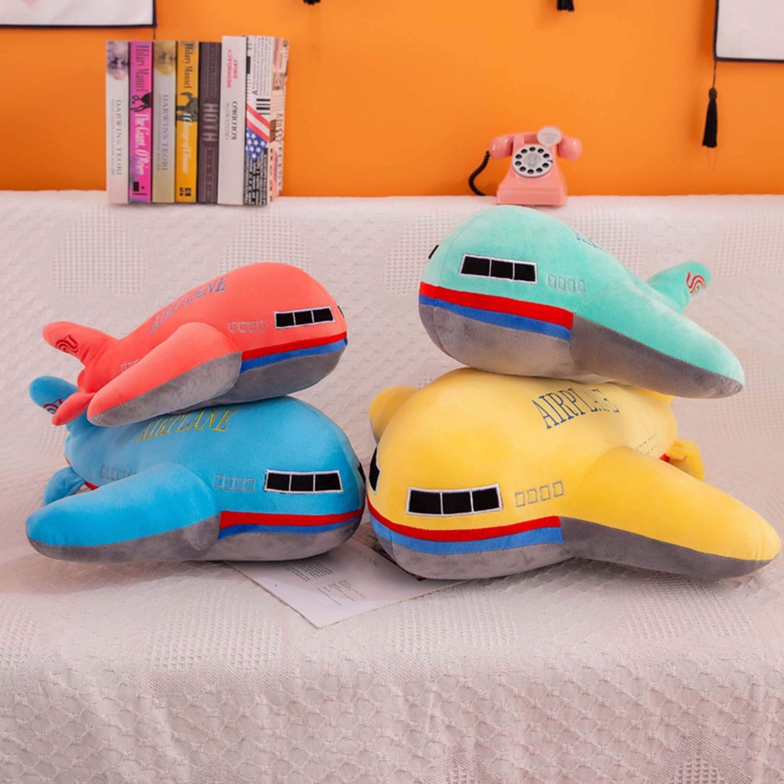 Aircraft Plush Toys Children's Model Aircraft Dolls Etsy