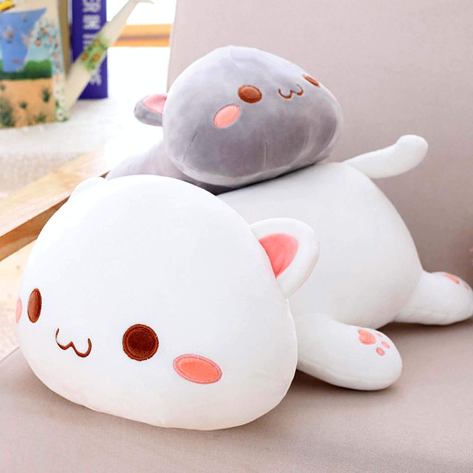 Cute Cat Plush Toys Super Soft Rag Doll Pillows Doll Cat Etsy