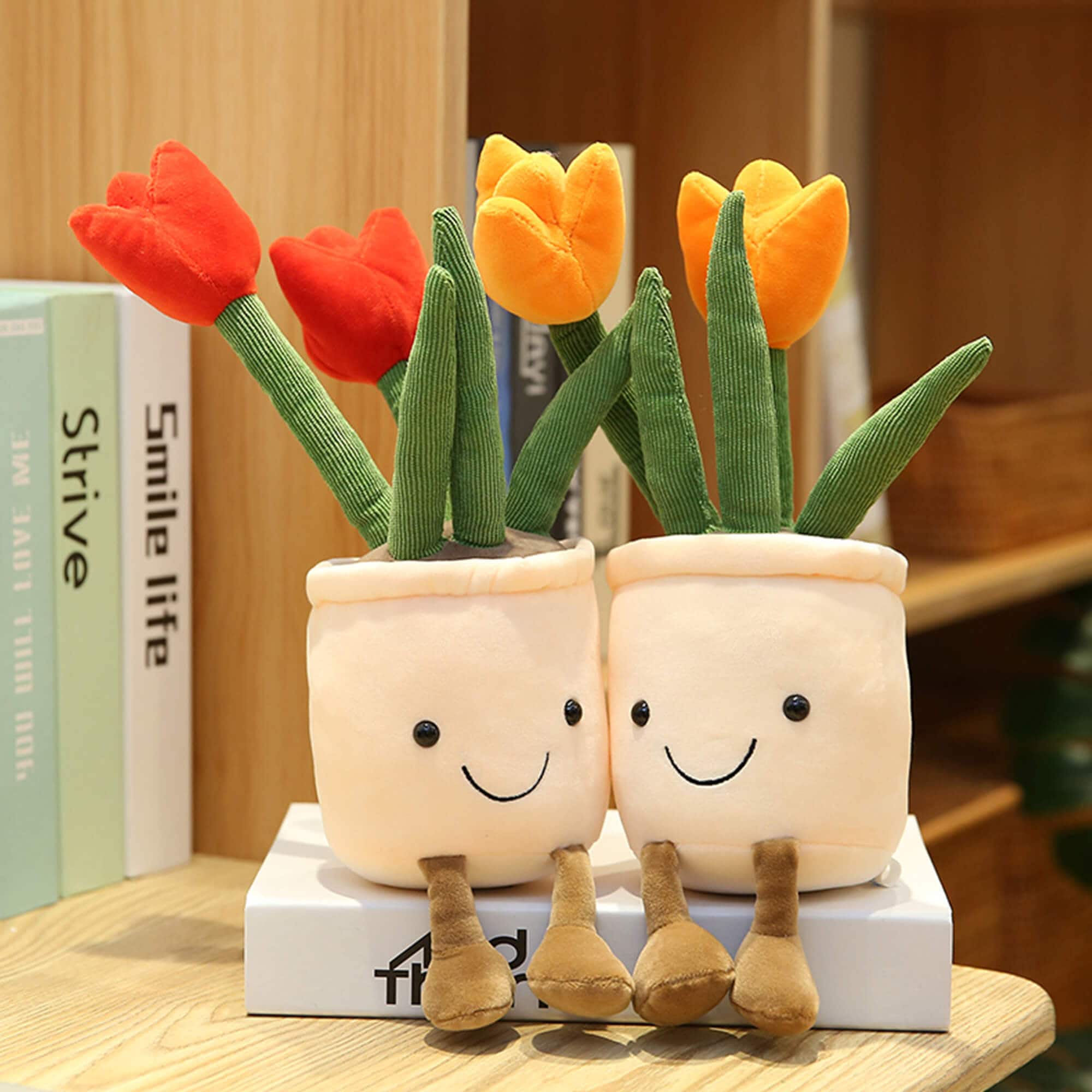 Tulip Stuff Toys Cute Plant Stuff Doll Multi Colors Flower Etsy