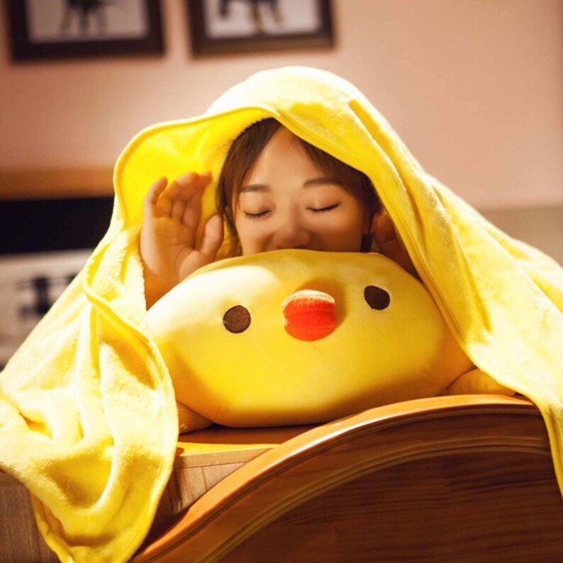 Cute Sleeping Pillow Doll Plush Toy Plushie Animals Etsy