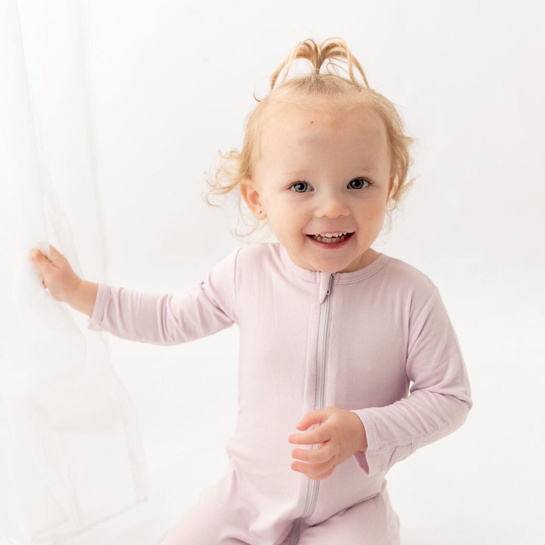 Bamboo Baby Footie Zipper Pajamas Soft & Stretchy 024 Etsy 日本