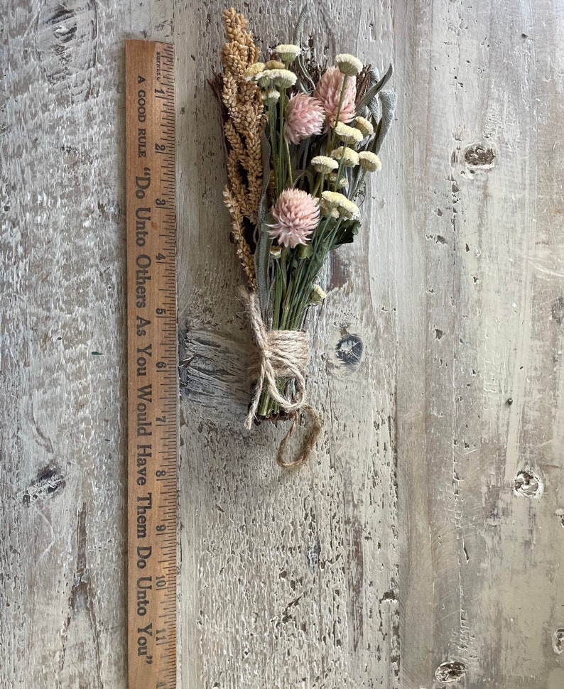Handmade Dried Flower Broom Tiny Natural Beautiful Etsy