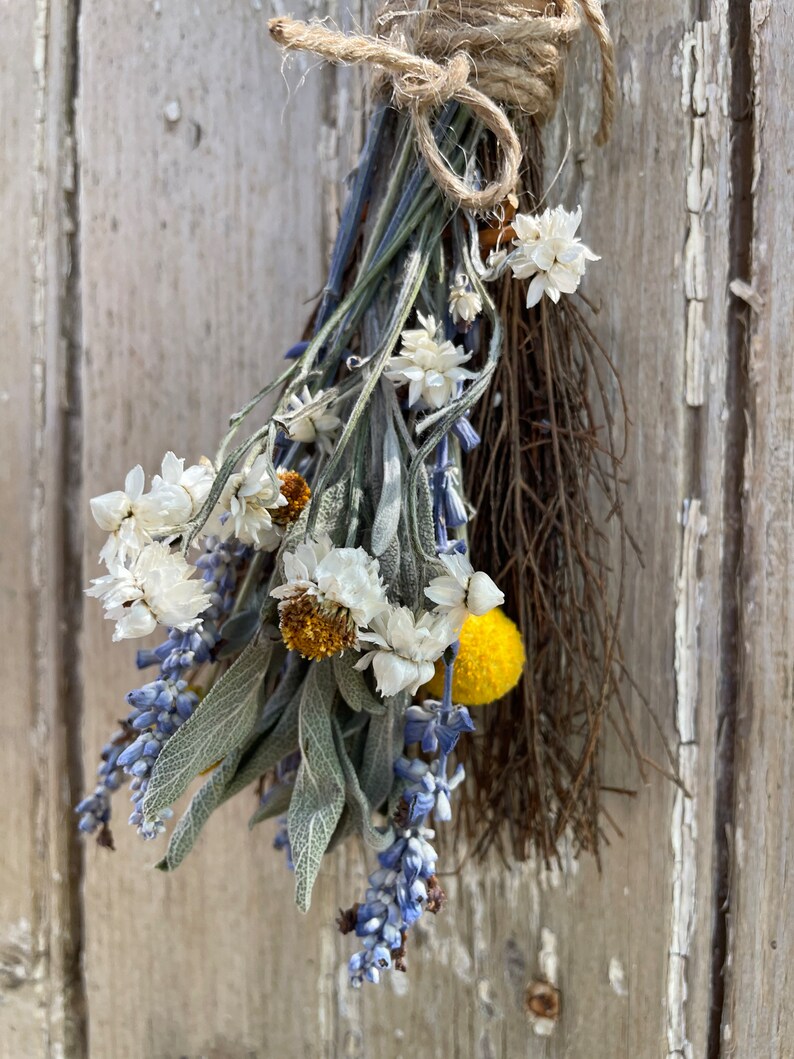 Handmade Dried Flower Broom Tiny Natural Beautiful Etsy