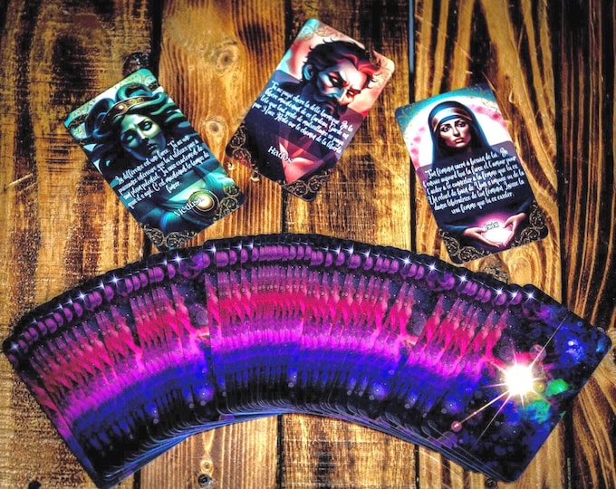 Featured listing image: Goddess and Goddess Healing Oracle Card - Hippie Witch