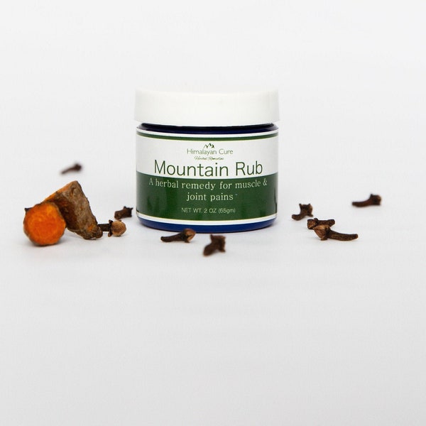 Mountain Rub - All-Natural Pain Relief Cream for Muscle and Joint Aches, Back Pain, and More | Herbal Pain Relief |  Alternative Therapy