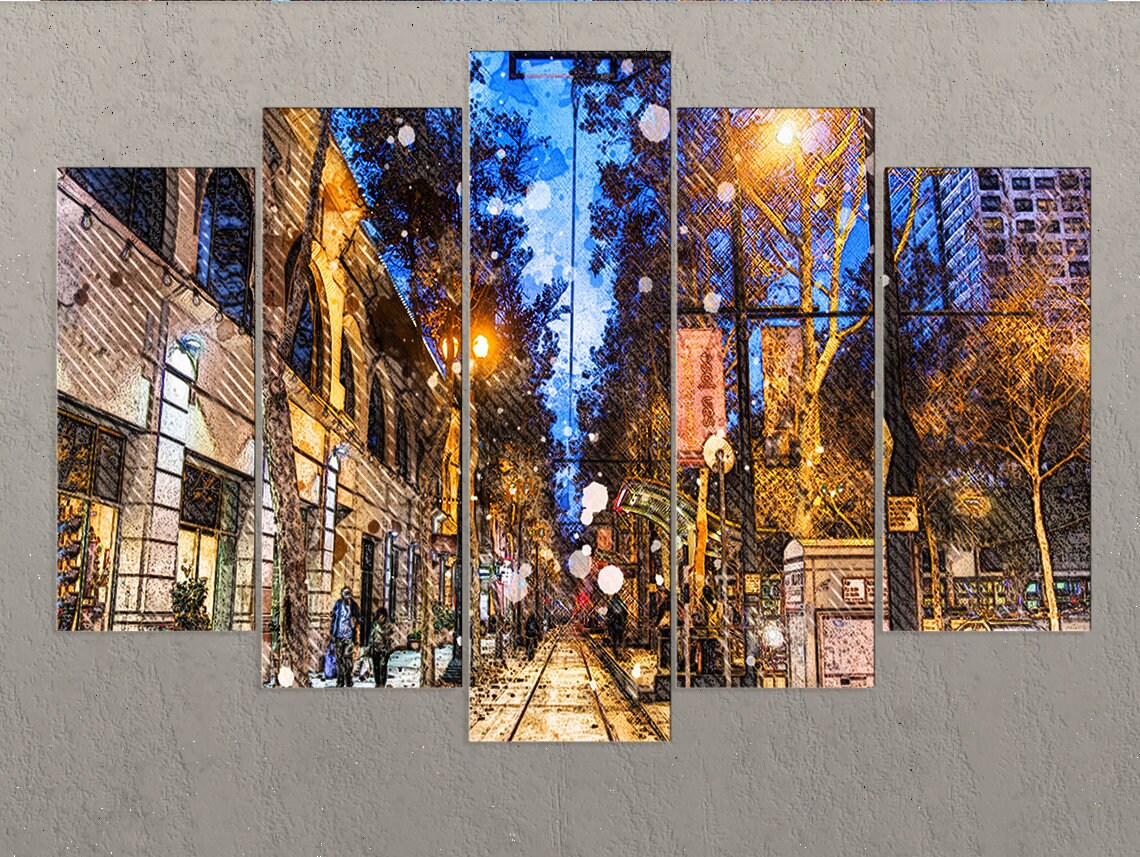 San Jose Canvas Print San Jose Downtown San Jose Wall Art Etsy France