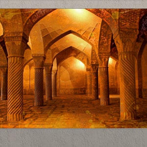 Iran Canvas Print, Tehran Wall Art, Iran Painting, Iran Print, Iran Wall Art