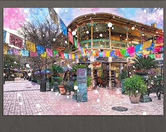 San Antonio Canvas Print, San Antonio Downtown, San Antonio Wall Art