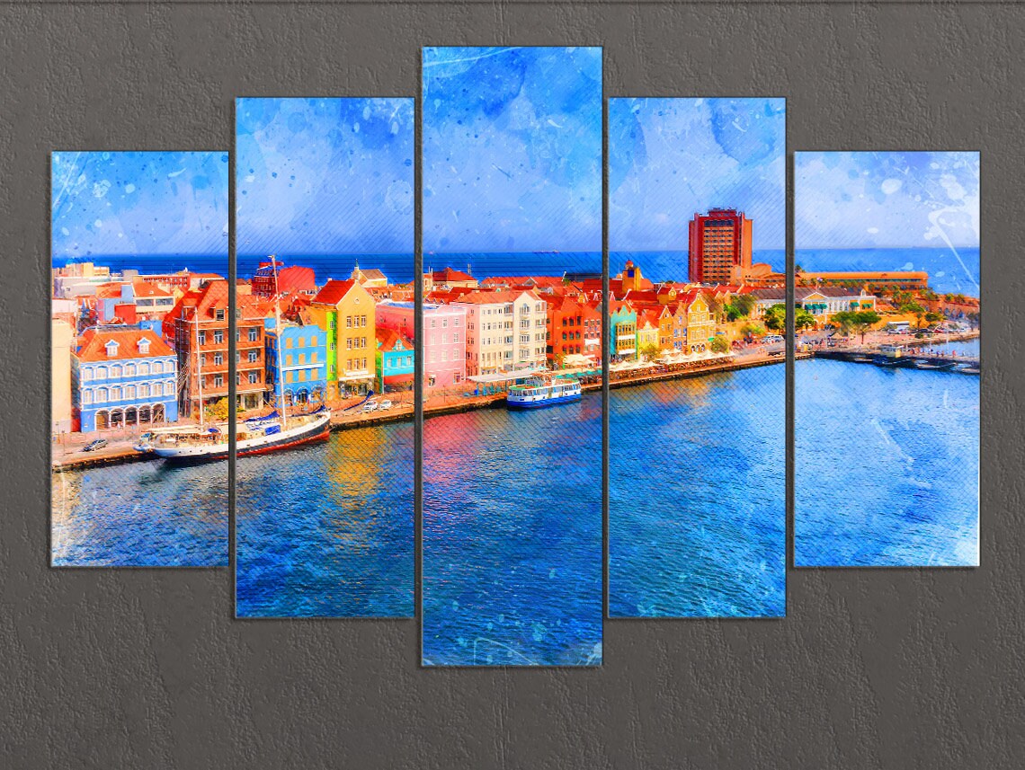 Curaçao Wall Art Curaçao Canvas Print Curaçao Wall Decor Etsy