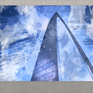 Gateway Arch Canvas Print, St. Louis Wall Art