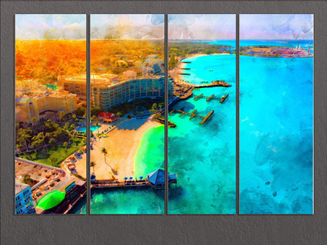 Nassau Canvas Print Nassau Wall Art Bahamas Etsy UK