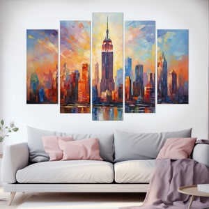 New York Canvas Print, New York Skyline, New York Wall Art