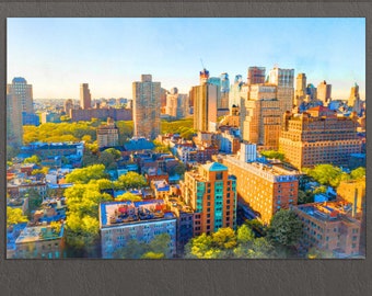 Central Park New York Canvas Print, New York Skyline, New York Wall Art