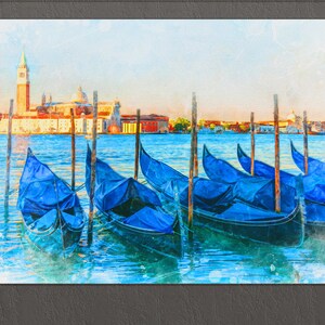 Venice Canvas Print, Venice Downtown, Venice Wall Art, Italy