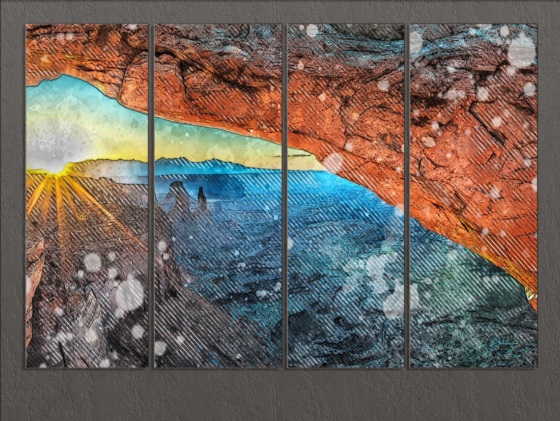 Mesa Canvas Print Mesa Print Mesa Wall Art Etsy