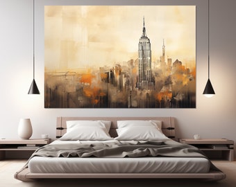 New York Canvas Print, New York Skyline, New York Wall Art