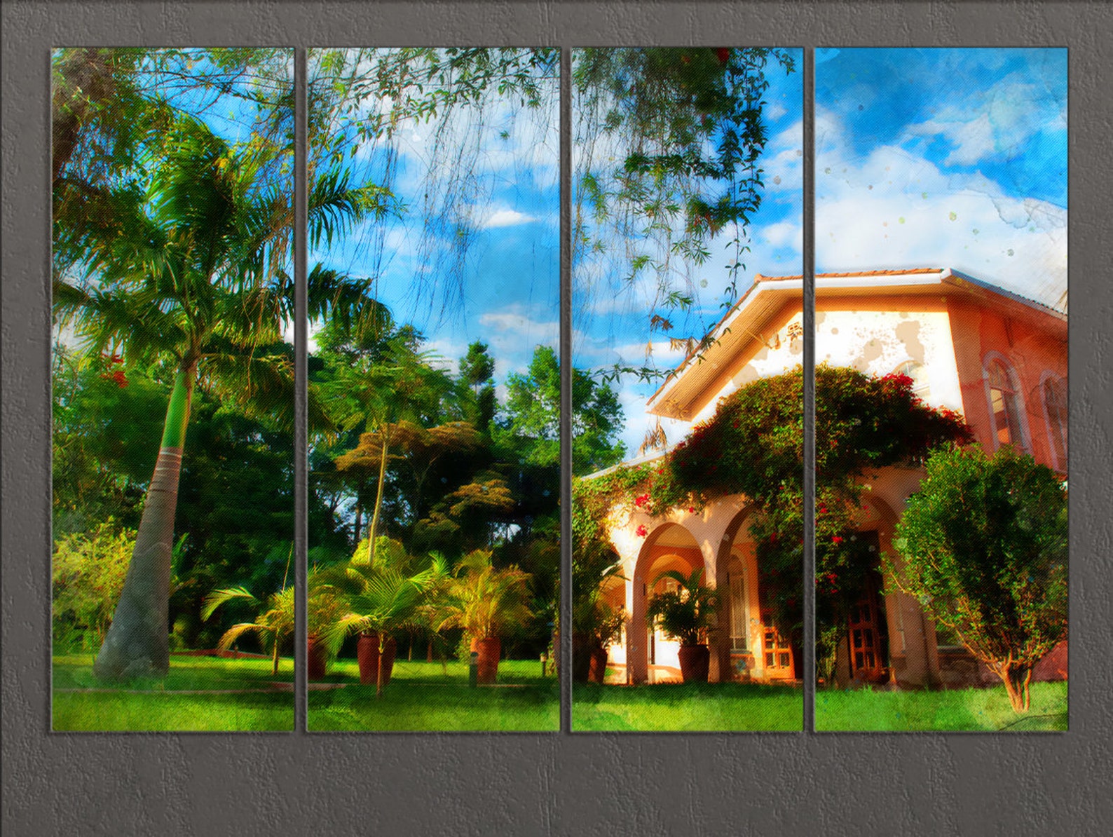 Kenya Canvas Print Nairobi Painting House of Waine Nairobi Etsy UK