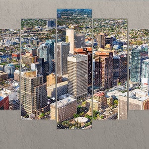 Phoenix Canvas Print, Phoenix Skyline, Phoenix Wall Art
