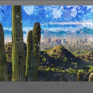 Phoenix Canvas Print, Phoenix  Desert Botanical Garden, Phoenix Wall Art