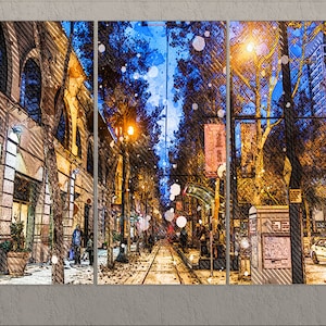 San Jose Canvas Print, San Jose Downtown, San Jose Wall Art