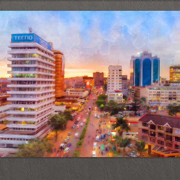 Uganda Painting Etsy