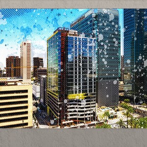 Phoenix Canvas Print, Phoenix Downtown, Phoenix Wall Art